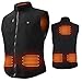ARRIS Heated Mens Vest with Battery Pack 7.4V, Size Adjustbale Fleece Heated Vest with Shoulder Heat, Hand Warmer for Winter Hunting Skiing, Unisex