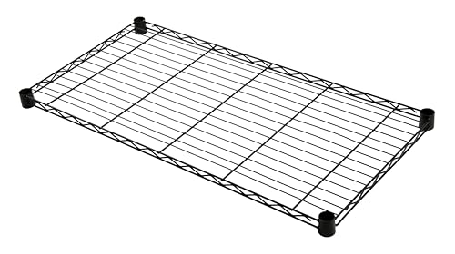 FSE 373-2436BK Wire Shelf, Heavy Duty Commercial Wire Shelving Shelf, 36" W x 2…