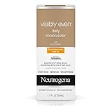 Neutrogena Visibly Even Daily Facial Moisturizer With Broad Spectrum SPF 30 Sunscreen, Essential Soy for Skin Discoloration, Dark Spots, and Even Skin Tone, Hypoallergenic, 1.7 fl. Oz