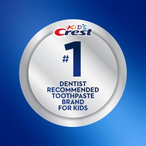 CREST ADVANCED KID’S FLUORIDE TOOTHPASTE, BUBBLEGUM FLAVOR, 4.2 OZ, 3 COUNT, COLOR-CHANGING ANTICAVITY TOOTHPASTE