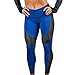 Oksale Womens Workout Leggings Fitness Sports Gym Running Yoga Athletic Pants (XL, Blue)