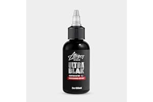Allegory Tattoo Ink – Ultra Blak, Premium Black Tattoo Ink 2oz