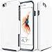 iPhone 7 Case, iPhone 8 Case, TEAM LUXURY [Clarity Series] UPDATED G-II Gray Ultra Defender TPU + PC [Shock Absorbent] Premium Protective Case - for Apple iPhone 7 & iPhone 8 (Soft Ashe/ Gray)