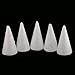 Homyl 10 Pieces Novelty Styrofoam Foam Ornament Cone Shaped DIY Kid Crafts Party Decoration