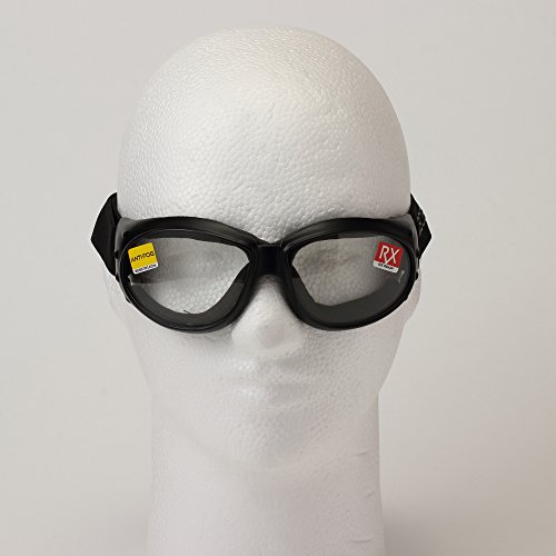 Bobster Cruiser Goggles,Black Frame/Clear Lens,one size