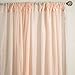 Tableclothsfactory 10FT Fire Retardant Blush Sheer Voil Curtain Panel Backdrop - Premium Collection