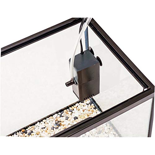 SALUTE MiniBow Aquarium Starter Kits with Lighting Filter (Black - 3.5 Gallon) - Thumbnail 5