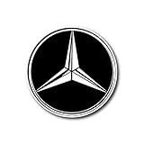 Mercedes-benz Logo Sticker Decal for Car Window, Bumper, Laptop, Skateboard, Wall, ETC. (3