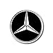 Mercedes-benz Logo Sticker Decal for Car Window, Bumper, Laptop, Skateboard, Wall, ETC. (3