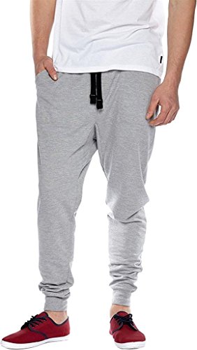 Mrignt mens casual jogger sweat pants cotton active ela…