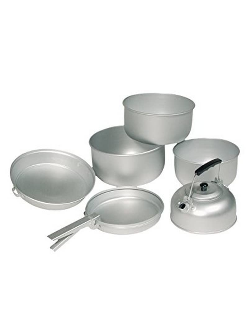 Mil-Tec Unisex - Adult Cooking Set 14661000 Cooking Set, Silver, One Size