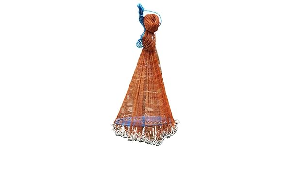 Red de Pesca Hecha a Mano para lanzar, Hecha a Mano: Amazon.es ...