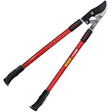 Tabor Tools GG11 Professional Compound Action Bypass Lopper, Chops Thick Branches With Ease, 1 3/4 Inch Clean-Cut Capacity, 30-Inch Tree Trimmer Featuring Sturdy Extra Leverage 22-Inch Handles.
