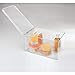 iDesign Clarity BPA-Free Plastic Stackable Deep Organizer Box with Lid - 12.75