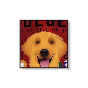Framed Canvas Wall Art for Living Room, Bedroom Cute Animal Theme Canvas Prints for Home Decoration Ready to Hang - 16x16 inches