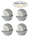 SophieBella Silver-Foil Cupcake-Liners Paper-Baking-Cups for Holiday,400 pcs