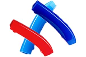 NYZAUTO Three Colored Stripe Grille Insert Trims Compatible with BMW 2014-2017 F10 F11 5 Series 528i 535i 550i Kidney Grill (Fit 10 Beams, Not Fit 12-Beam)