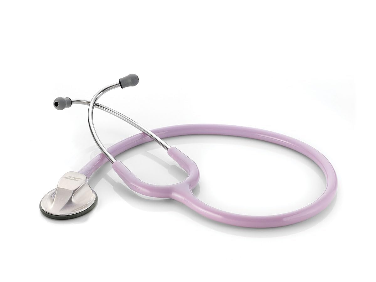 ADC Adscope 615 Platinum Sculpted Clinician Stethoscope with Tunable AFD Technology, Lavender Image