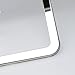 KA Depot New Stainless Steel Slim Chrome Mirror Universal Fit License Plate Frame w/Screw Caps - 2 Holes