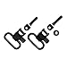 Uncle Mike's QD 115 Bolt Action Machine Screw Type Sling Swivels (Blued, 1-1/4-Inch Loop) primary