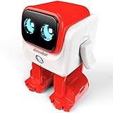 Echeers Kids Toys Dancing Robot for Boys and Girls, Educational Dancing Robot Toys for Kids with Stereo Bluetooth Speakers, Rechargeable Dance Robot Follow Music Beats Rhythm, All Age Children - Red
