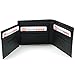 Alpine Swiss Men's RFID SAFE Men’s Leather Wallet Hybrid Bi-fold with Flip out ID, Black