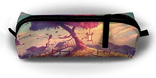 Elied Store Sakura Tree Zippered Pen Pencil Pouch Office,School,Makeup Bag For Students,outdoor Worker,Professionals And Artists/8.32.22"
