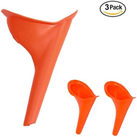 Female Travel Camping Outdoor Standing Pee Urination Device (Orange)