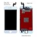 Qi-Eu LCD Display for iPhone 6S 4.7 inch Touch Screen Digitizer Replacement with 3D Touch Full Assembly - White, Repair Tools Kit and Instructions are Included