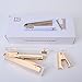 Acrylic Gold Stapler and Staple Remover by Draymond Story - Desktop Stationery Series