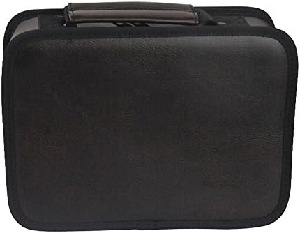 LUQHUQ Professional Hair Salon Hairdressing Styling Tools Portable Case Hairdressing tools storage Storage Make Up Artist Organizer Bag 10.6"(Brown)
