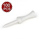 (Price/100 pcs)GOGO Golf 2-3/4 Inch Wooden Step Down Tees, Golf Accessories