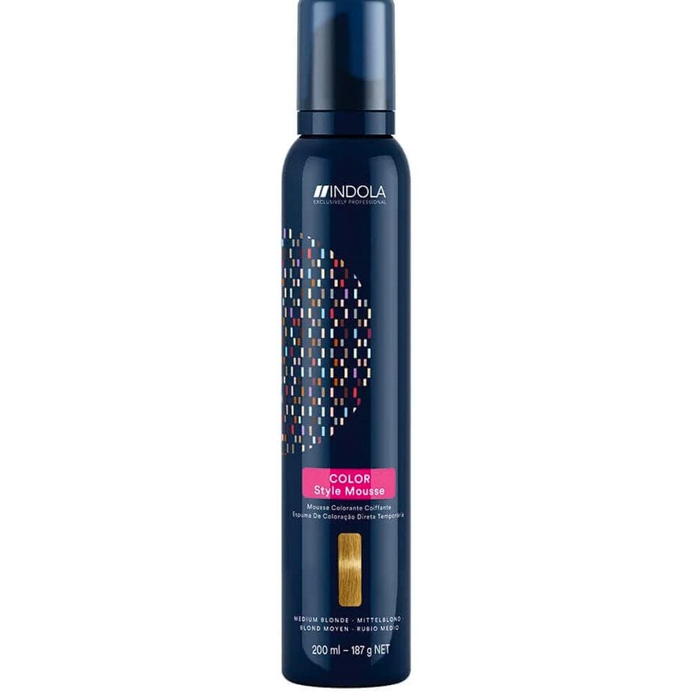 Indola Color Style Mousse 200 ml Medium Blonde