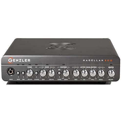 Genzler Magellan Bass Amp Head - Two Chan Pre, 400W/8 ohm, 800W/4ohm/2.67ohm