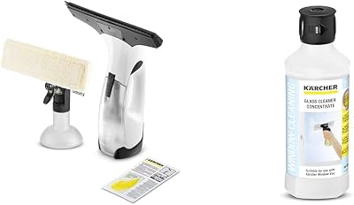 Kärcher WV 2 Plus Window Vac – Rechargeable Battery, Spray Kit, 105 m²