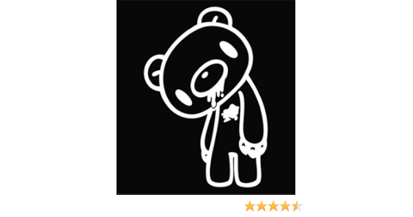 Amazon Com Gloomy Bear 5 Decal Sticker For Cars Laptops Tablets Skateboard White Electronics