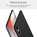 Pomufa iPhone Xs Max Case, Ultra Slim Premium Flexible TPU Back Plate Full Protective Anti-Scratch Case Compatible with iPhone Xs Max Case (2018 Release) (Black)