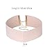 Tpocean 9Pcs Boho Three Colors Gold Metal Bling Harajuku Plus Size Velvet Belt Choker Necklaces Sets Adjustable for Women Girls