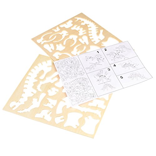 Rex London Make Your Own Stegosaurus 3d Wooden Puzzle – Bild 4