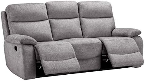SOFA CLUB The Richmond - Fabric Recliner - Taupe (3 Seater)