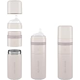 MILK &amp; WATER Stainless Steel All-in-One Baby Bottle with Anti Colic Nipple