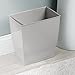 iDesign Small Bathroom Trash Can, Ideal for Primary and Guest Bathroom or Office, Gray, Made in USA