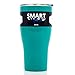 Smart Cooler 30 Oz. Sweat Free Ultra-Tough Double Wall Stainless Steel Tumbler Cup with Leak-proof Heavy Duty Tumbler Lids (Slide Lid & Flip Lid), Straw, & Cleaning Brush - Turquoise