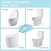 Jerrybox Potty Seat Foldable Travel Toilet Training Seat for Babies, Toddlers Potty Seat with Carrying Bag (Blue)