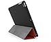 KHOMO iPad Mini 1 2 3 Case - Dual Series - Ultra Slim Red Black Cover with Auto Sleep Wake Feature for Apple iPad Mini 1st, 2nd and 3rd Generation
