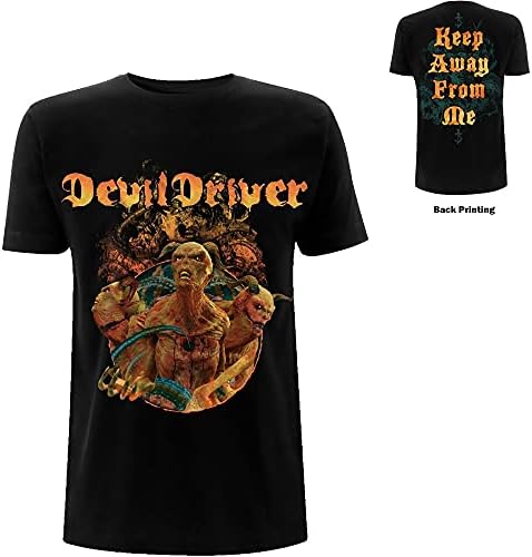 Amazon.com: DevilDriver T Shirt Sawed Off Band Logo Official Mens