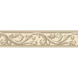 inch 5 border Beige, Border, Scroll Waverly Wall 4 Architectural 578840