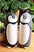 Penguin Insulated Water Bottle - Stainless Steel Vacuum Double Walled Bottle Flask Travel Mug for Kids, Students, 9.6oz, Black