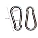 Huouo 4 Pcs 2.8 Inches Flag Pole Snap Clip Hooks Flagpole Attachment