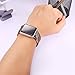 Bandmax Fabric Replacement Strap Compatible Apple Watch, Stainless Steel Metal Buckle Comfortable Denim Fabric Watch Band Compatible Apple Watch Series 5/4/3/2/1 All Version(Camouflage 42MM/44MM)
